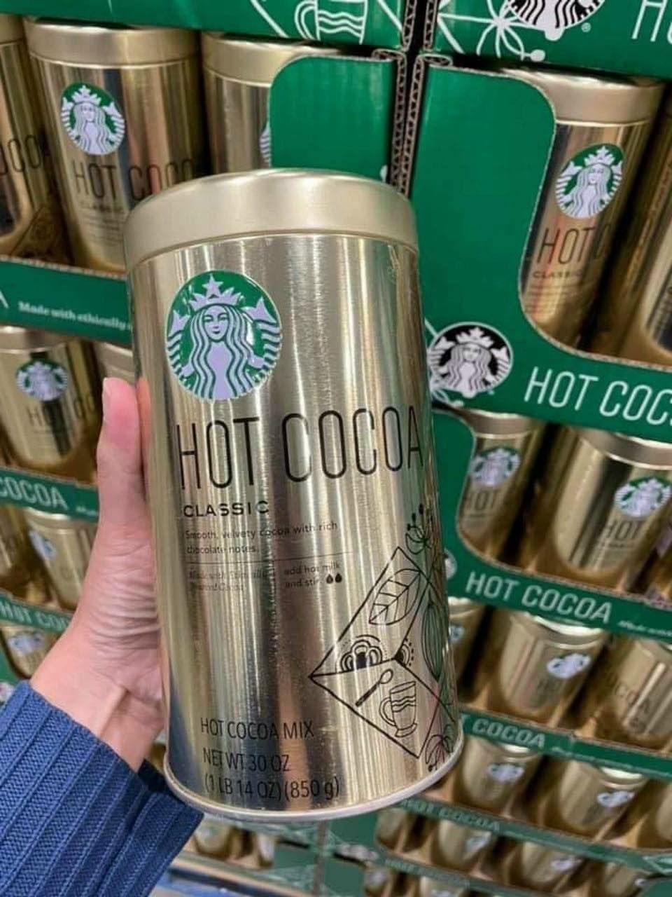Bột ca cao Starbucks Hot Cocoa Classic