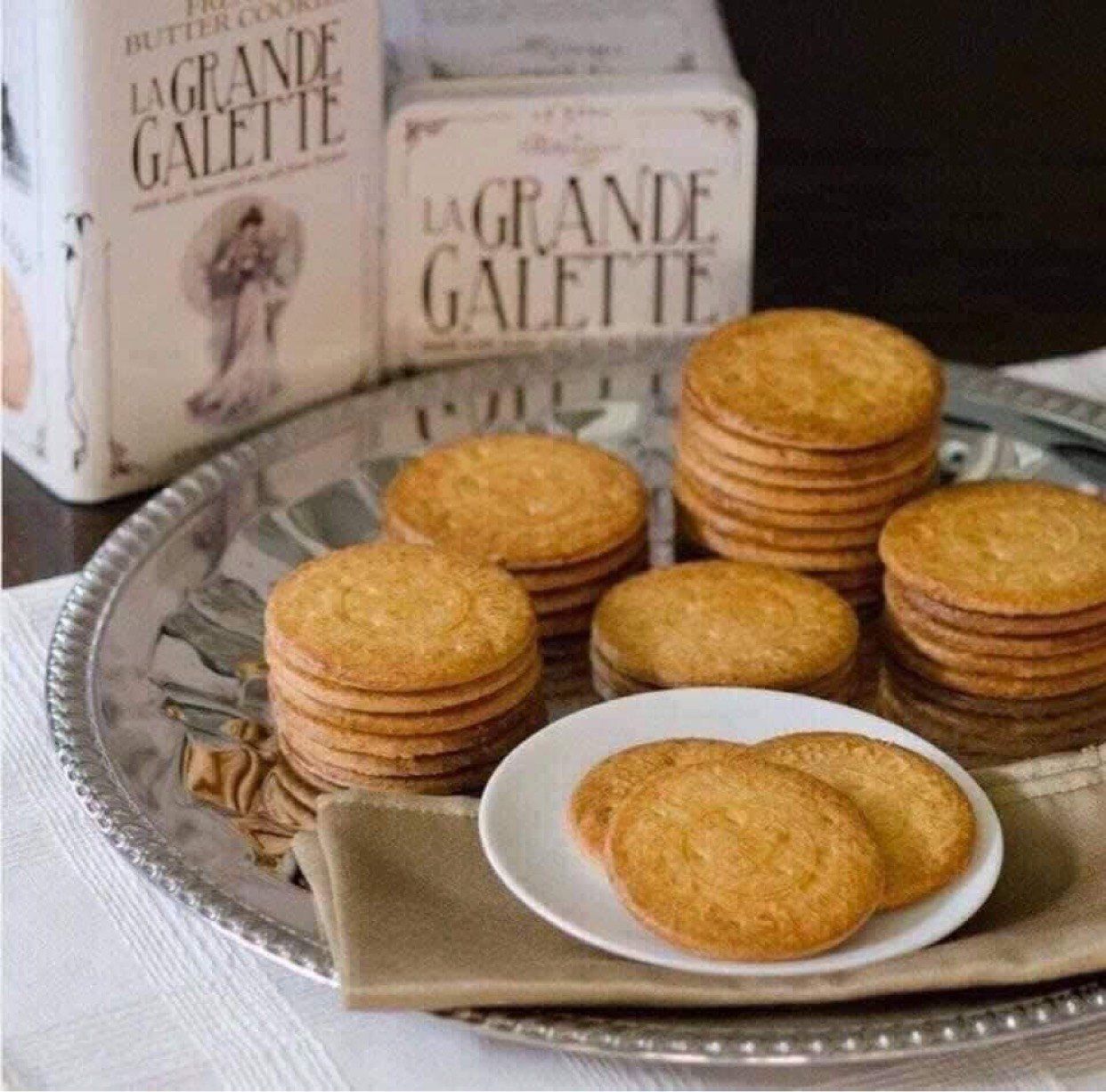 Bánh quy bơ La Grande Galette French Butter Cookies