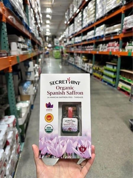 Nhụy hoa nghệ tây hữu cơ Secret Hint Organic Spanish Saffron
