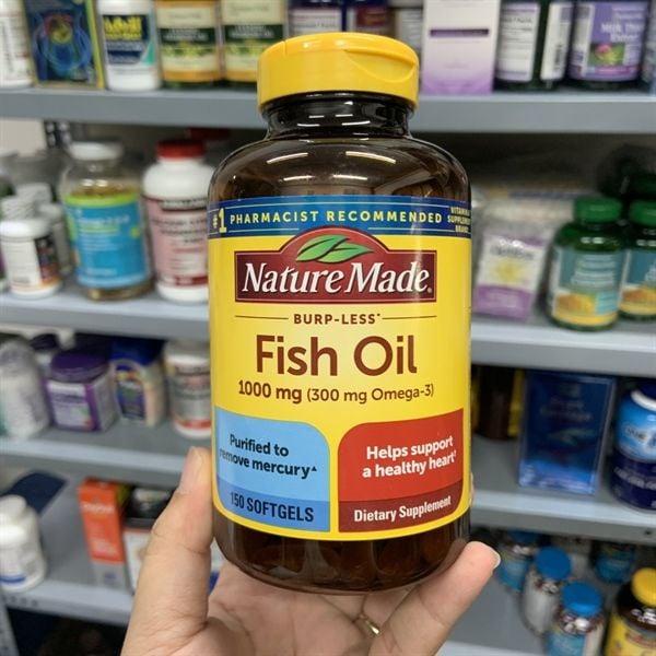 Viên uống dầu cá Nature Made Fish Oil 1200mg