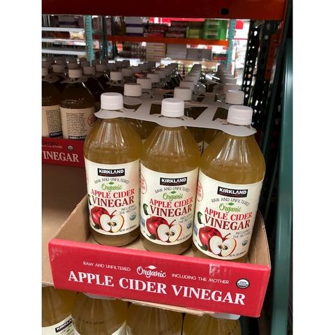  Giấm táo hữu cơ nguyên chất Kirkland Signature Organic Apple Cider Vinegar 