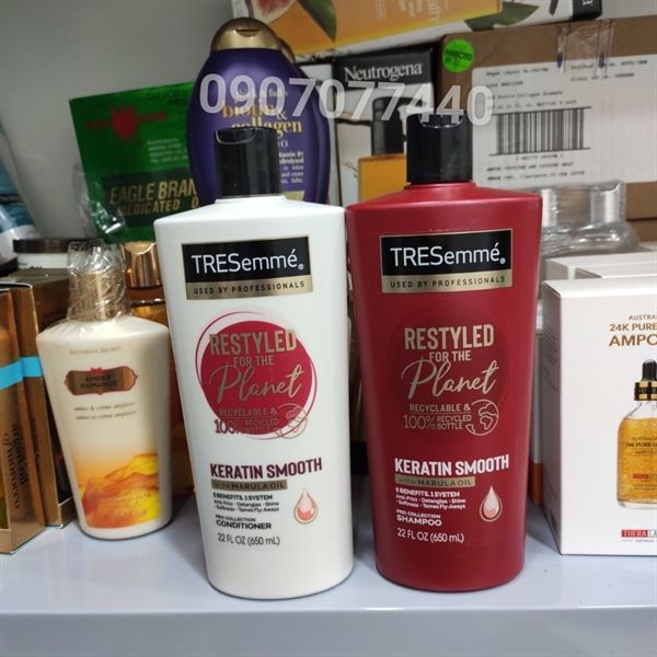 Set dầu gội & xả dành cho tóc khô xơ, bị hư tổn Tresemme