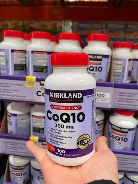 Viên uống hỗ trợ tim mạch Kirkland signature CoQ10 300mg