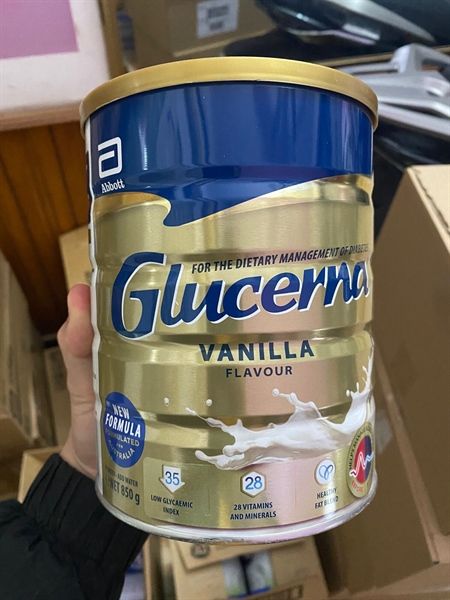 Sữa bột dành cho người tiểu đường Glucerna 850g