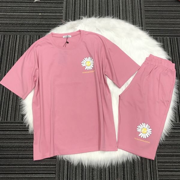 (Phom dưới 65kg) Đồ bộ nữ Eden phom rộng thun cotton - DB009