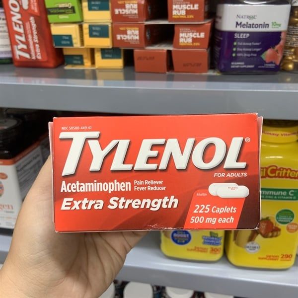 Viên uống giảm đau hạ sốt Tylenol Extra Strength