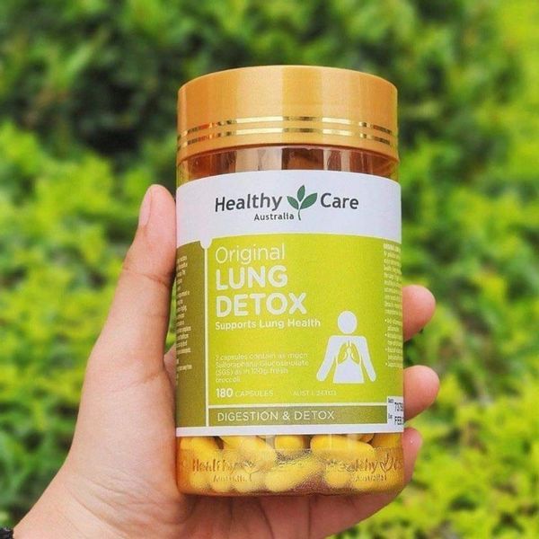 Viên uống giải độc phổi Healthy Care Original Lung Detox