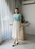 Áo kiểu công sở cổ vuông tay ngắn thời trang Eden – ASM261