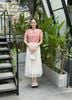 Áo kiểu công sở cổ vuông tay ngắn thời trang Eden – ASM261