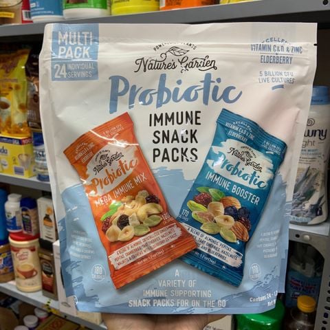  Hạt mix tổng hợp và trái cây sấy Nature's Garden Probiotic Immune Snack Packs 