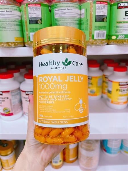 Viên uống sữa ong chúa Healthy Care Royal Jelly 1000 mg