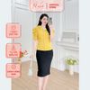 Áo kiểu cổ sen tay phồng thời trang Eden - ASM232