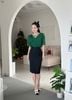Áo kiểu công sở cổ tim bông hồng bèo thời trang Eden - ASM258