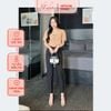 Áo kiểu công sở dáng suông tay ngắn cổ nơ thời trang Eden - ASM251