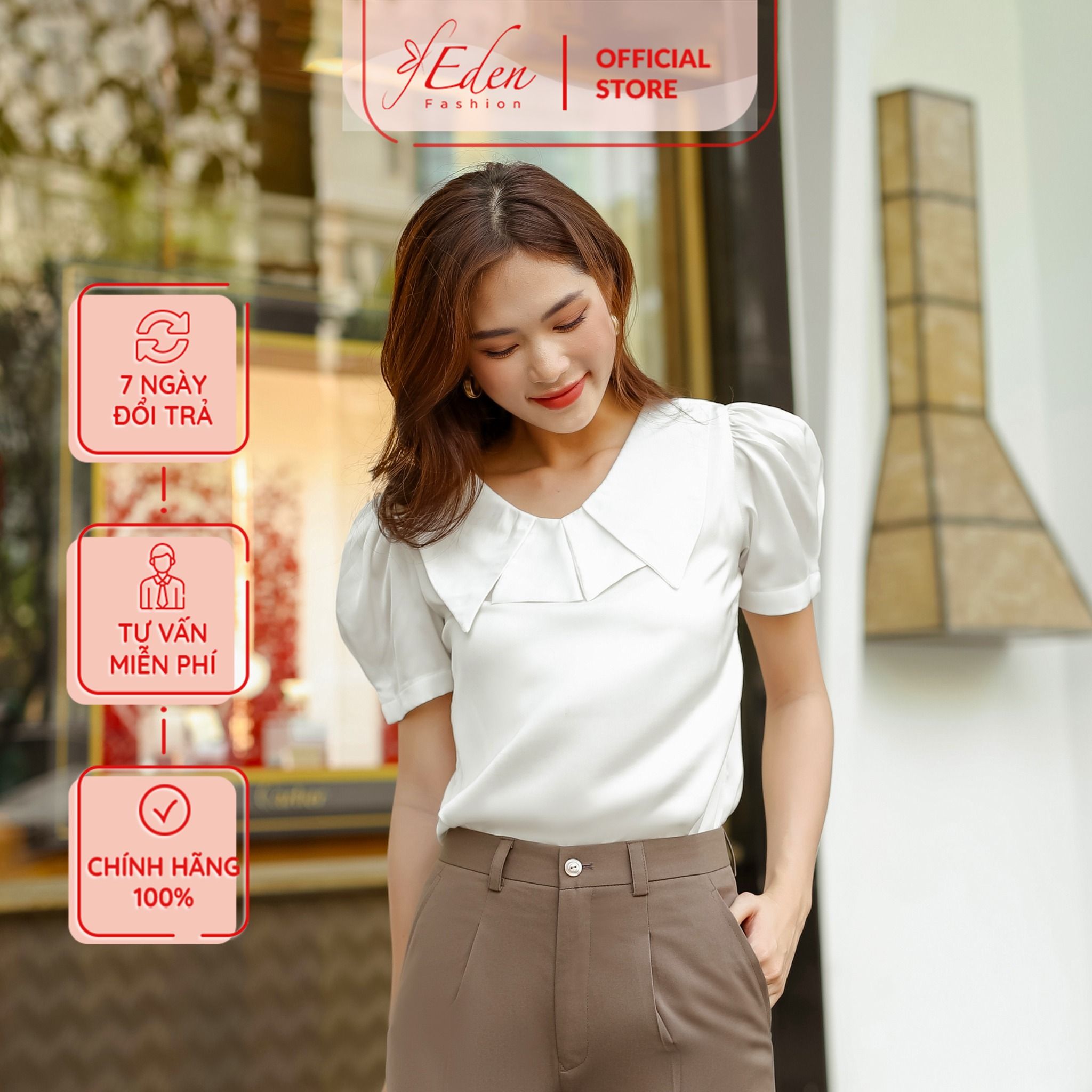 Sơ MI Cổ SEN Nhọn giá rẻ Tháng 82023BigGo Việt Nam