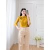 Áo kiểu nữ công sở cổ xếp ly tay lỡ thời trang Eden - ASM248