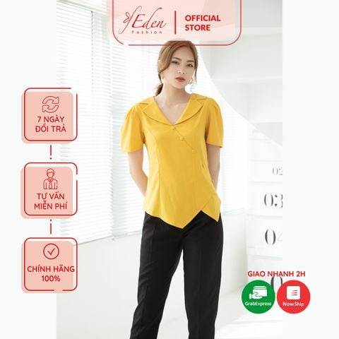  Áo kiểu nữ tà chéo thời trang Eden - ASM166 