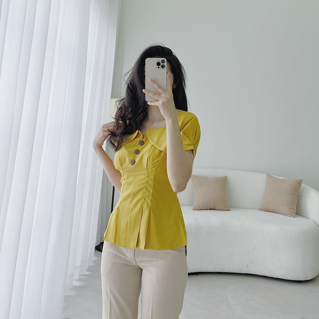 Áo kiểu nữ thời trang Eden - ASM146