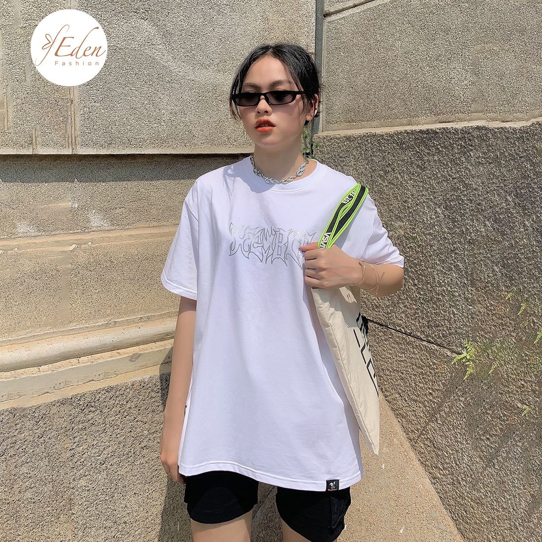 Áo thun form rộng unisex local brand Heybro by Eden - HB002