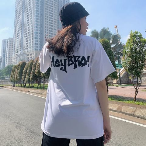  Áo thun form rộng unisex local brand Heybro by Eden - HB004 