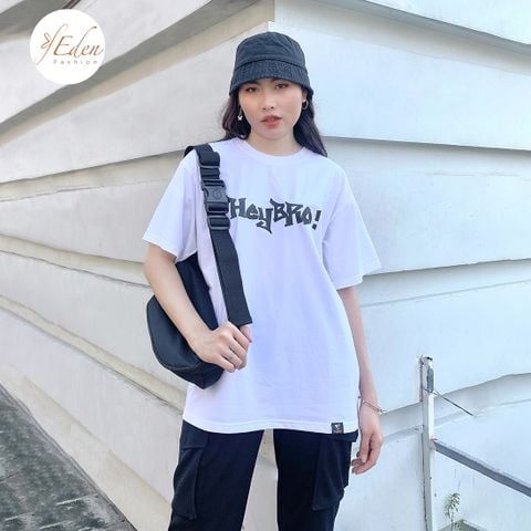  Áo thun form rộng unisex local brand Heybro by Eden - HB004 