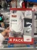 Set 4 áo thun nam cổ tròn tay ngắn Levi's Men's Crew Neck Premium Cotton