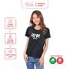 Áo thun nữ tay ngắn cổ tròn thời trang Eden in chữ - AT095