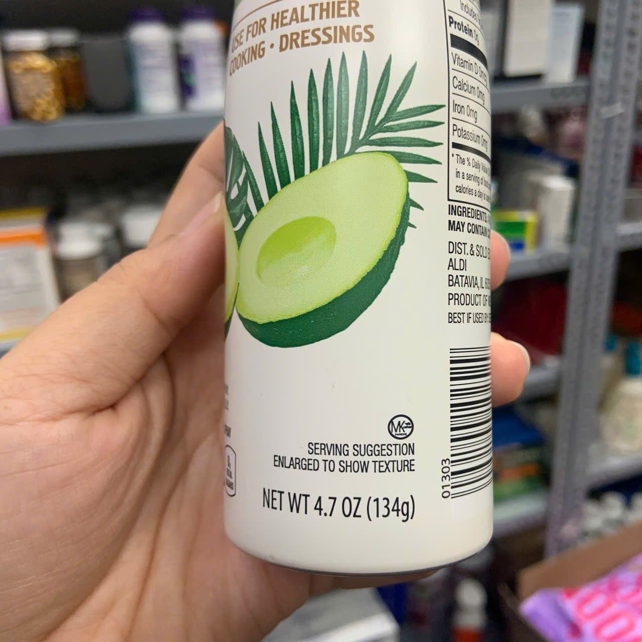 Dầu bơ dạng xịt ăn kiêng Simply Nature Extra Virgin Olive Oil Spray