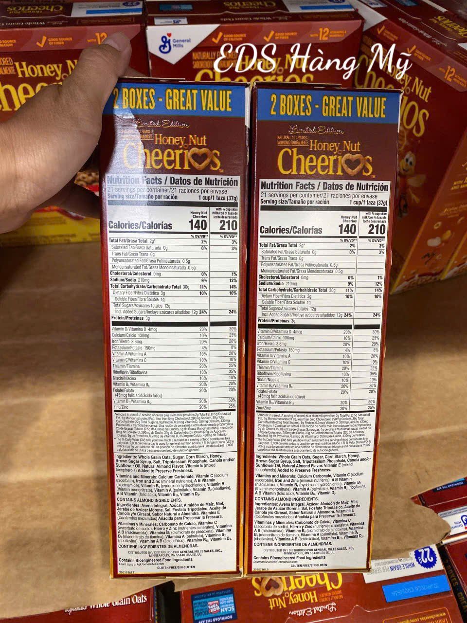 Bánh ngũ cốc ăn sáng Cheerios
