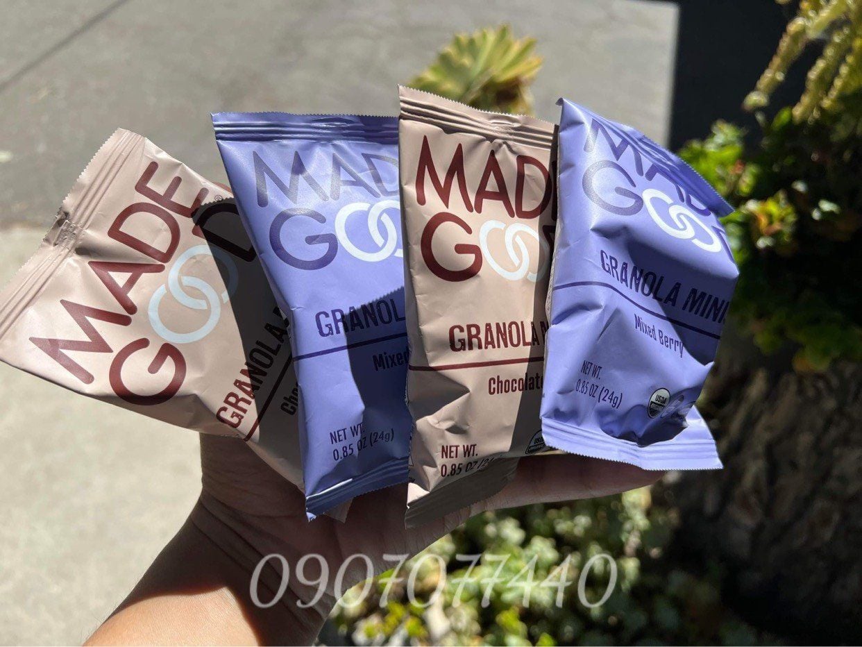 Bánh ngũ cốc hữu cơ dạng viên MadeGood Organic Granola Bites