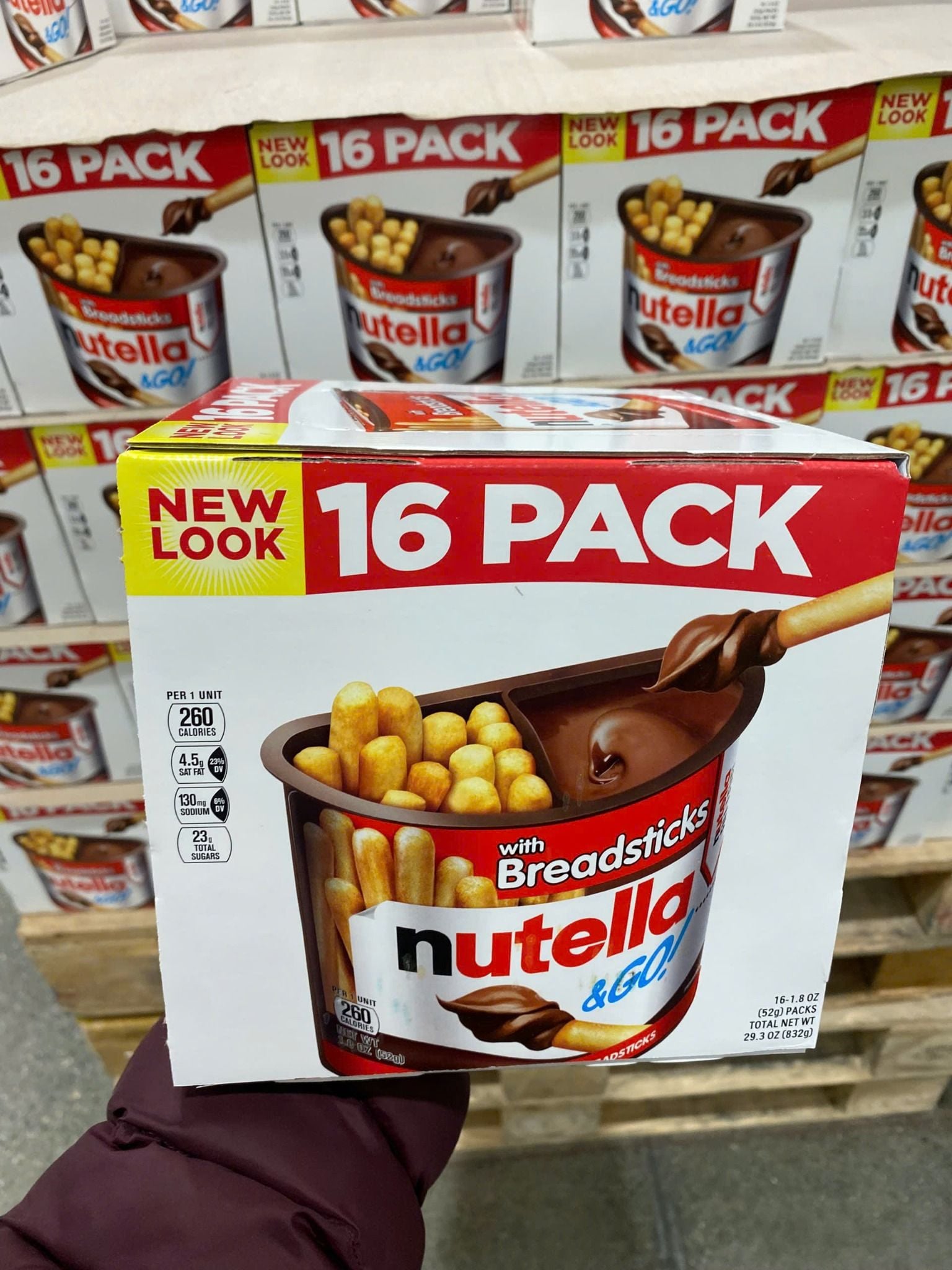 Bánh que chấm sốt chocolate Nutella and Go