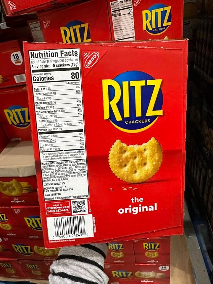 Bánh quy mặn Ritz Crackers The Original thùng 1.74kg – EDS