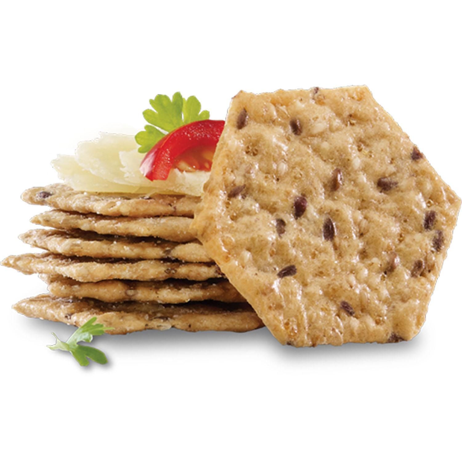 Bánh quy ngũ cốc ăn kiêng Crunchmaster Multi Grain Baked Crackers