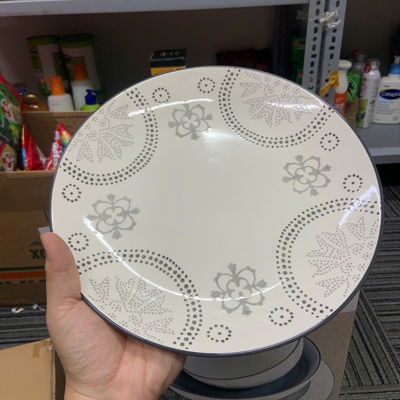 Bộ 16 món chén dĩa Dalton Dinerware Phara Grey Set