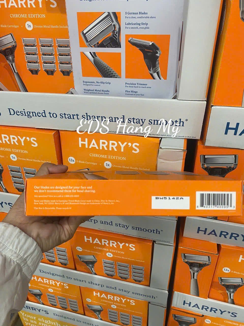 Bộ dao cạo râu cao cấp Harry’s kèm 13 bộ lưỡi thay thế