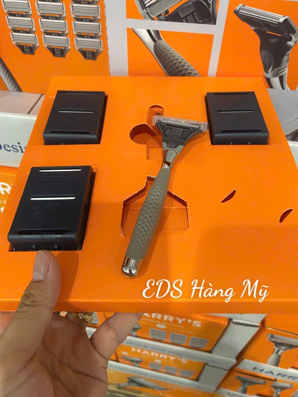 Bộ dao cạo râu cao cấp Harry’s kèm 13 bộ lưỡi thay thế