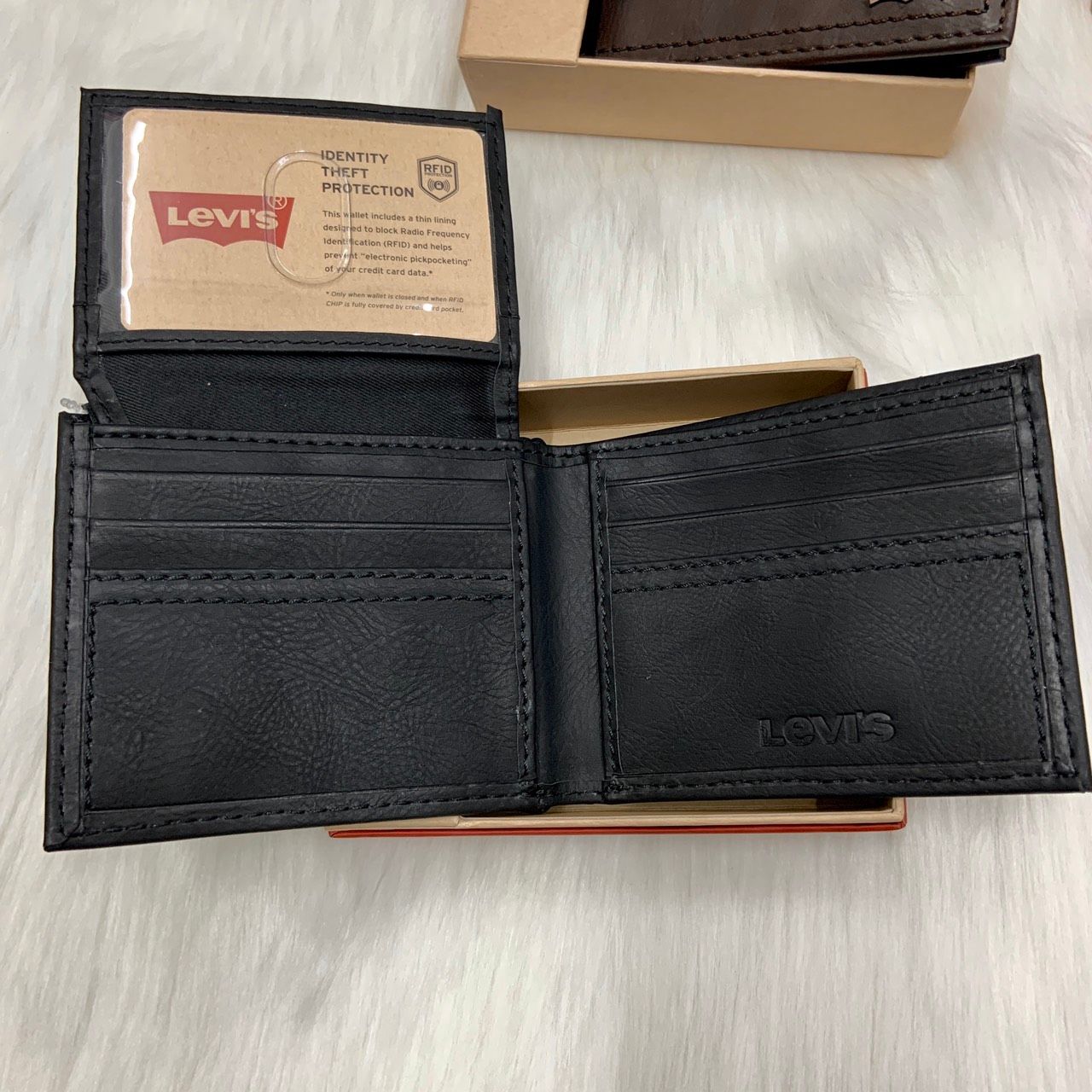 Bóp ví nam chất liệu da cao cấp full box Levi's