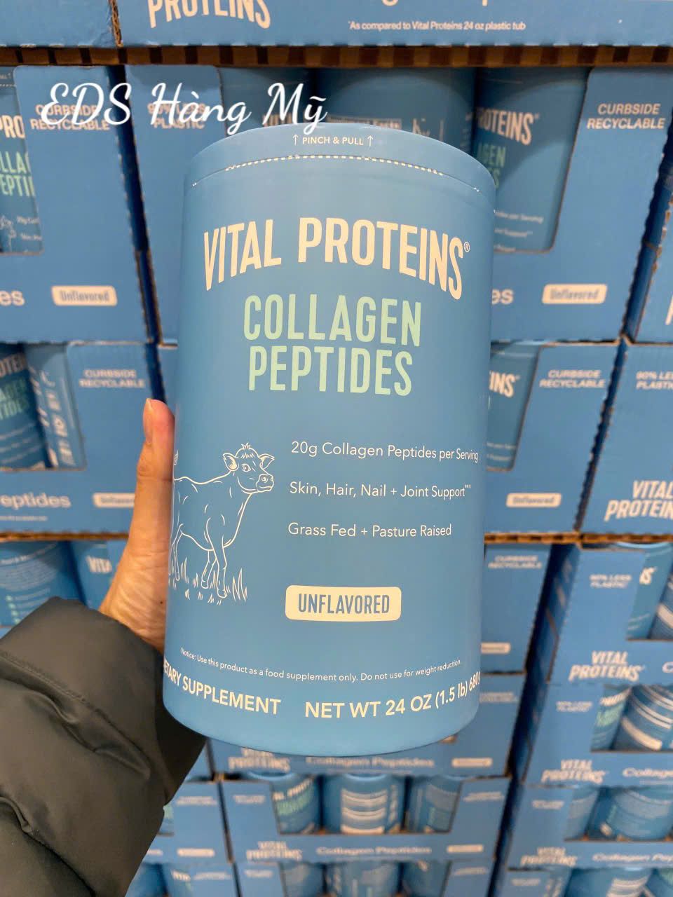 Bột collagen thủy phân Vital Proteins Collagen Peptides