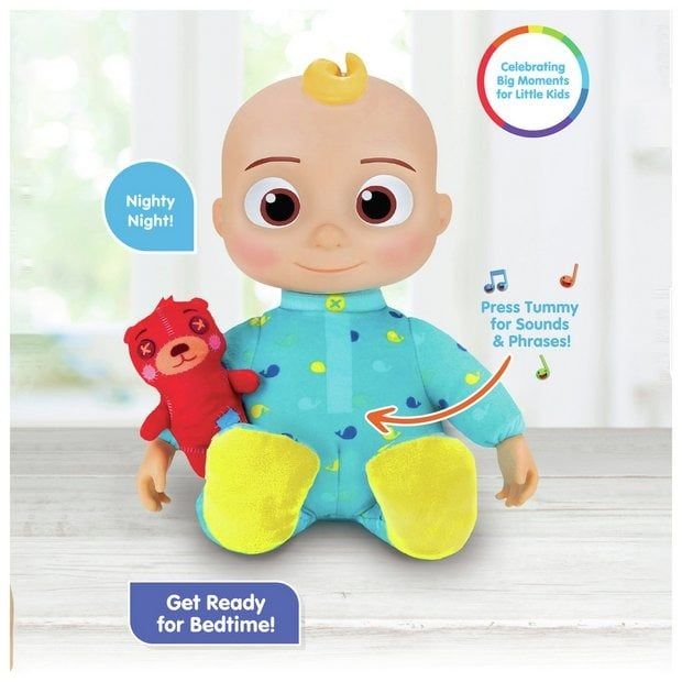 Búp bê phát nhạc CoComelon Musical Bedtime JJ Doll
