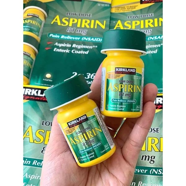 Viên uống giảm đau Kirkland Low Dose Aspirin 81mg