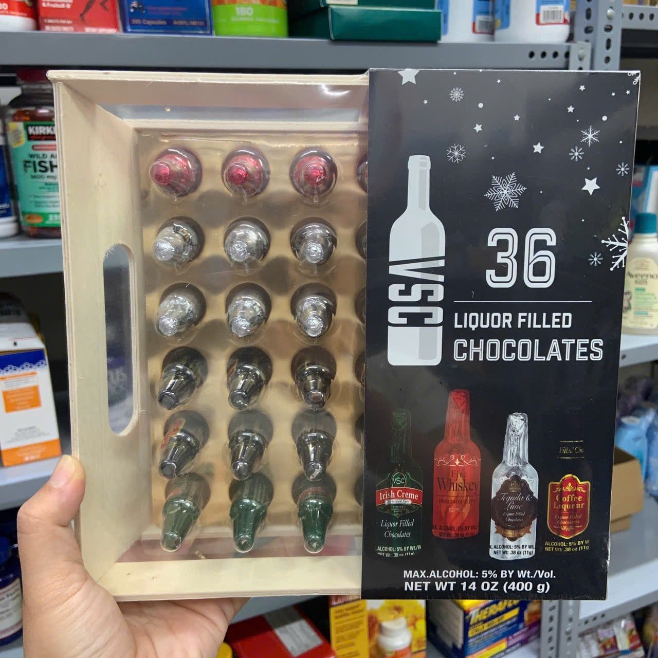 CS48 LIQUOR FILLED CHOCOLATES – SOCOLA NHÂN RƯỢU
