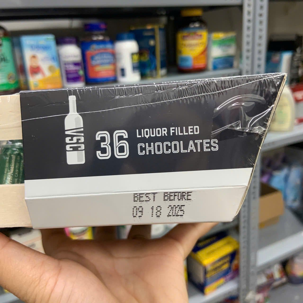 CS48 LIQUOR FILLED CHOCOLATES – SOCOLA NHÂN RƯỢU