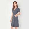 Đầm công sở thời trang Eden cổ vest tay ngắn - D323