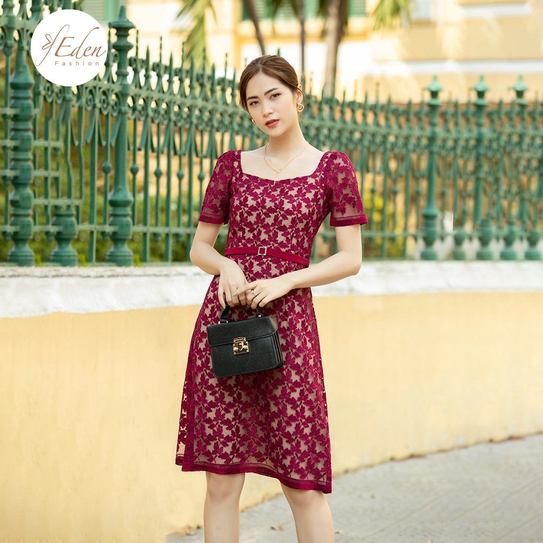 Chân váy xòe xếp ly phối ren | My Way Fashion || Thời trang thiết kế cao cấp