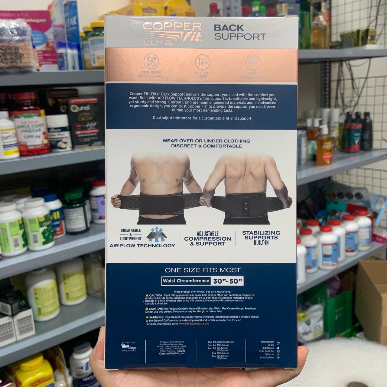 Đai lưng Copper Fit Back Support