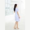 Đầm công sở họa tiết caro thời trang Eden - D449