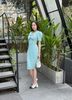 Đầm công sở thời trang Eden cổ nơ - D513