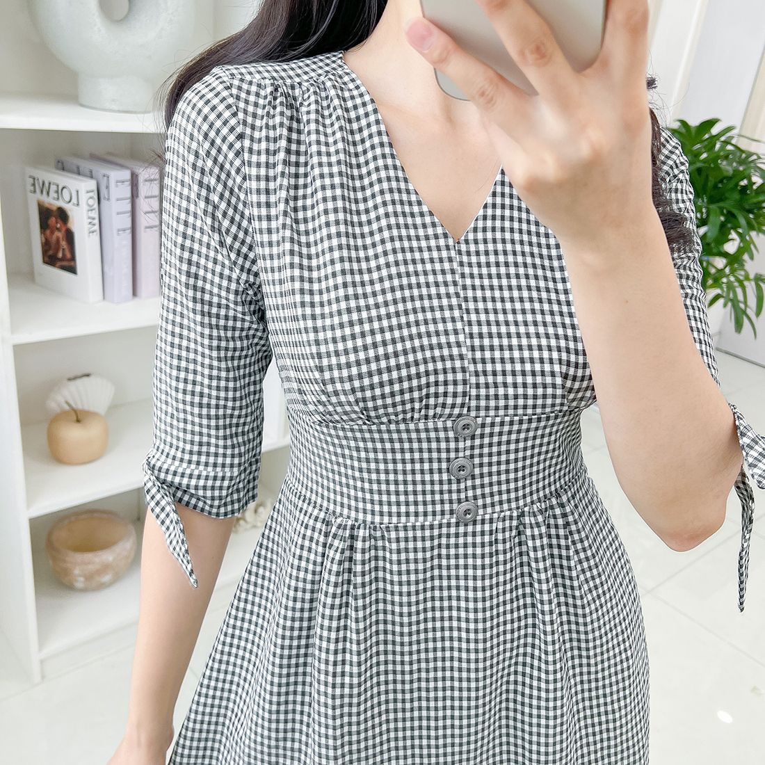 VÁY MAXI TRỄ VAI CHUN KẺ TÍM MẶC 2 KIỂU  ĐẦM KẺ CARO TÍM ĐUÔI BÈO CỔ VUÔNG  HOT  HolCim  Kênh Xây Dựng Và Nội Thất