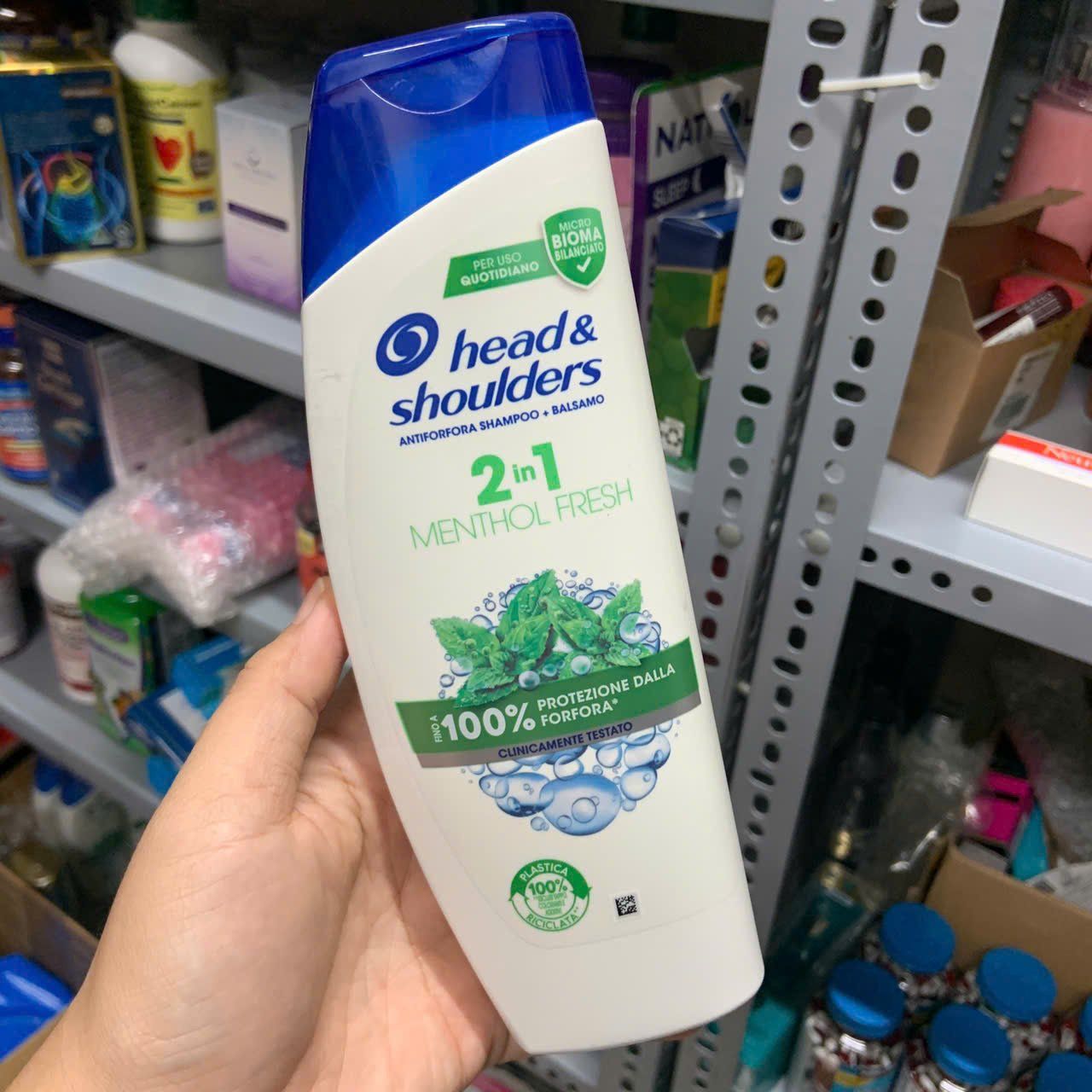 Dầu gội hương bạc hà Head & Shoulders Menthol Fresh