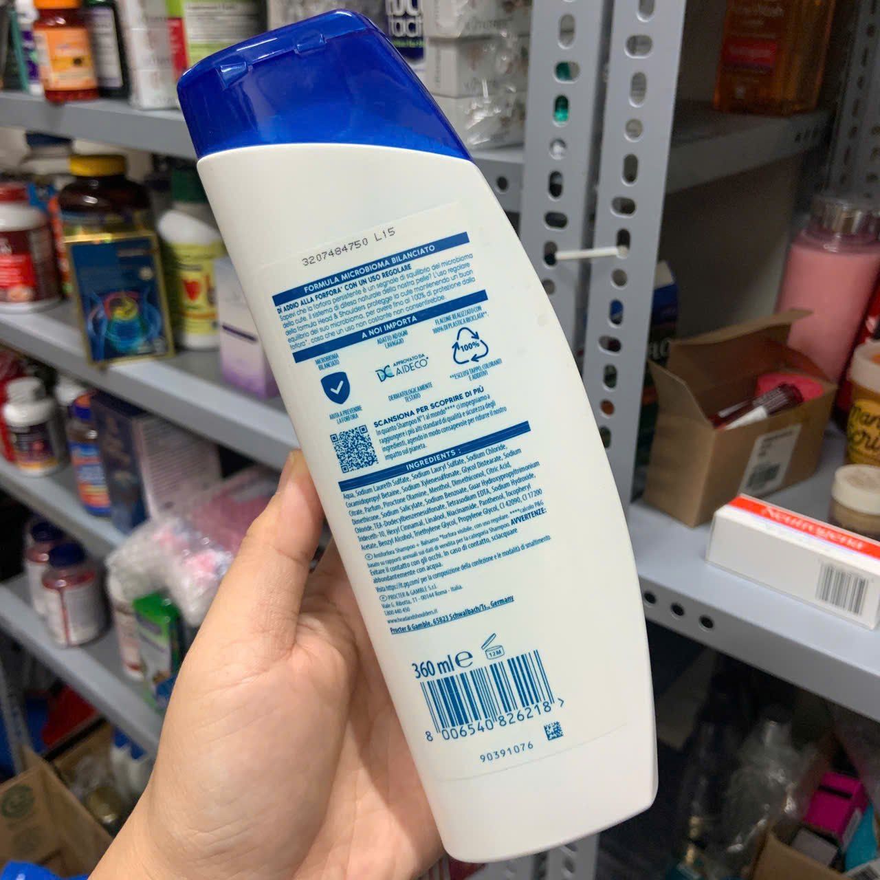 Dầu gội hương bạc hà Head & Shoulders Menthol Fresh